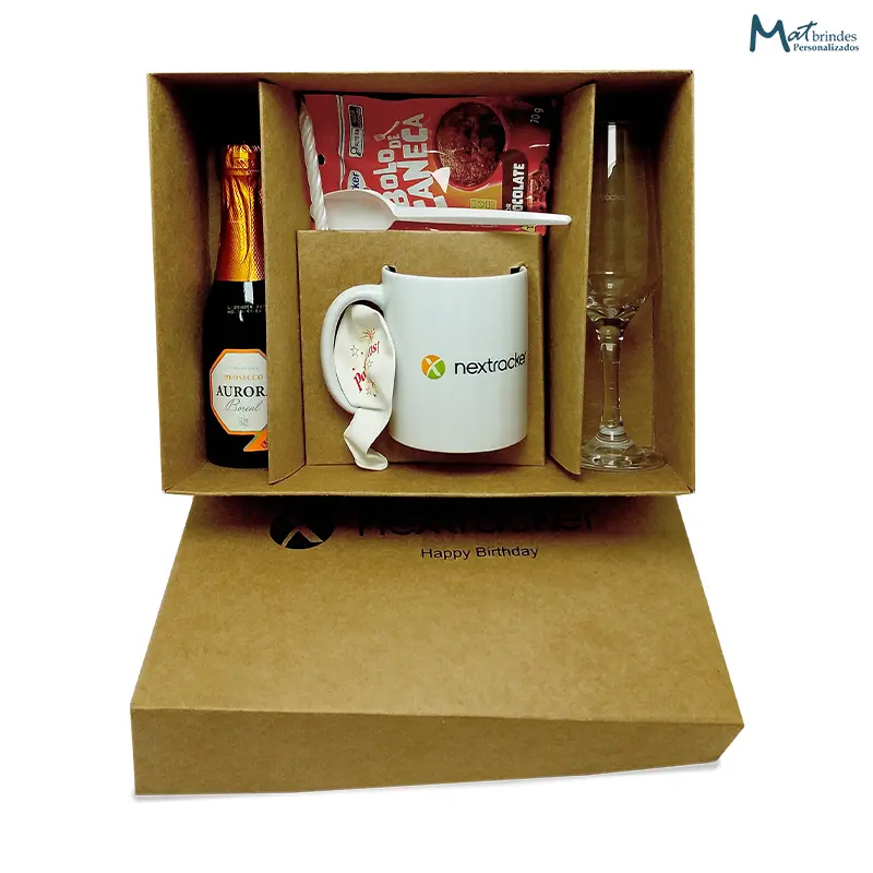 Kit Aniversário com Espumante Aurora - MB30