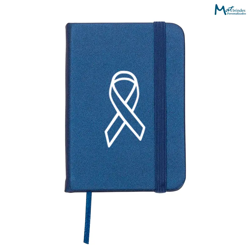 Mini Caderneta Personalizada para Novembro Azul - MB386