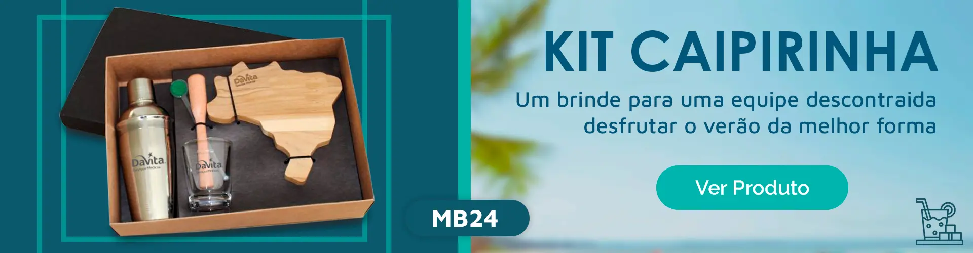 Banner Kit Caipirinha Personalizado - Matbrindes Personalizados