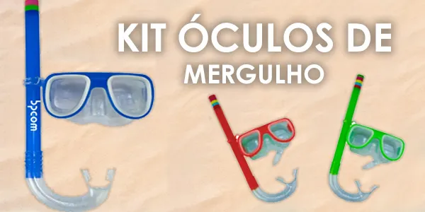 Banner Kit Óculos de Mergulho - Matbrindes Personalizados