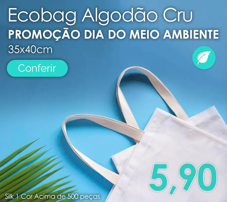 Banner - Promoção de Ecobag Personalizada para o Dia do Meio Ambiente