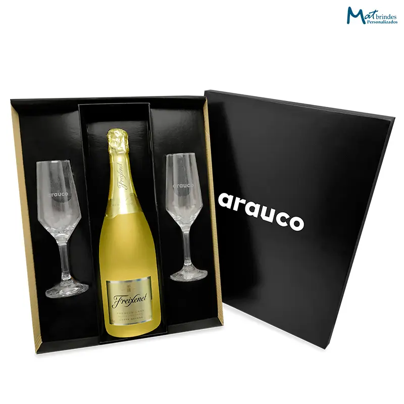 Kit Espumante Freixenet Carta Nevada Personalizado - MB692