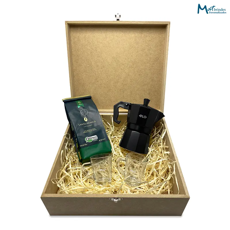 Kit Café na Caixa MDF Personalizado - MB734