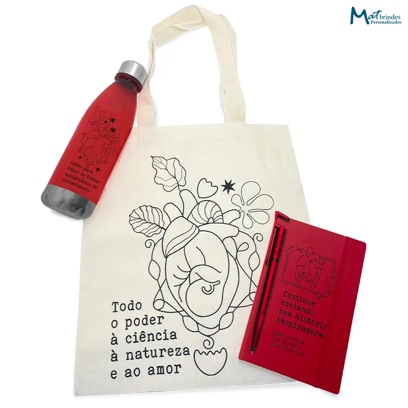 Kit Integração e Boas-vindas com Copo Térmico Personalizado - MB754