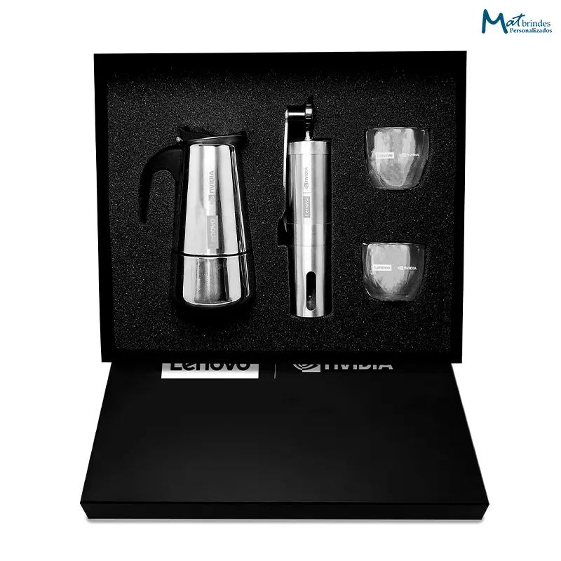 Kit Cafeteira Italiana com Moedor e Cafeteira - MB767