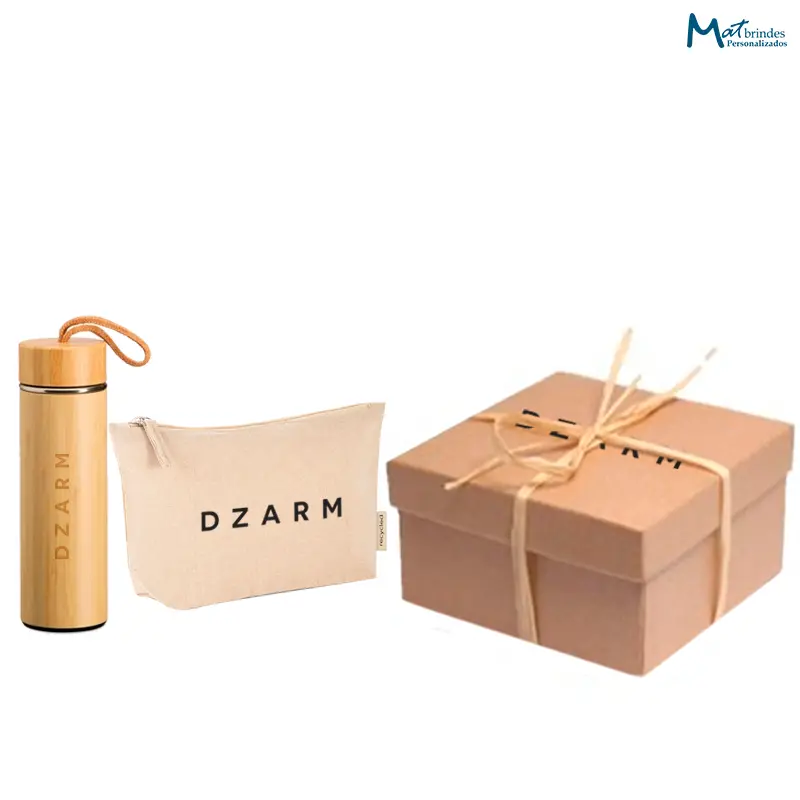 Kit Ecológico com Necessaire Personalizada - MB760