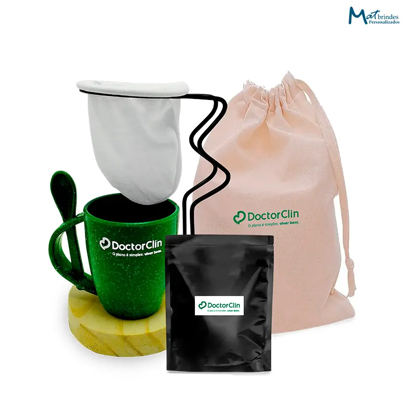 Kit Café Ecológico no Saquinho de Algodão - MB816