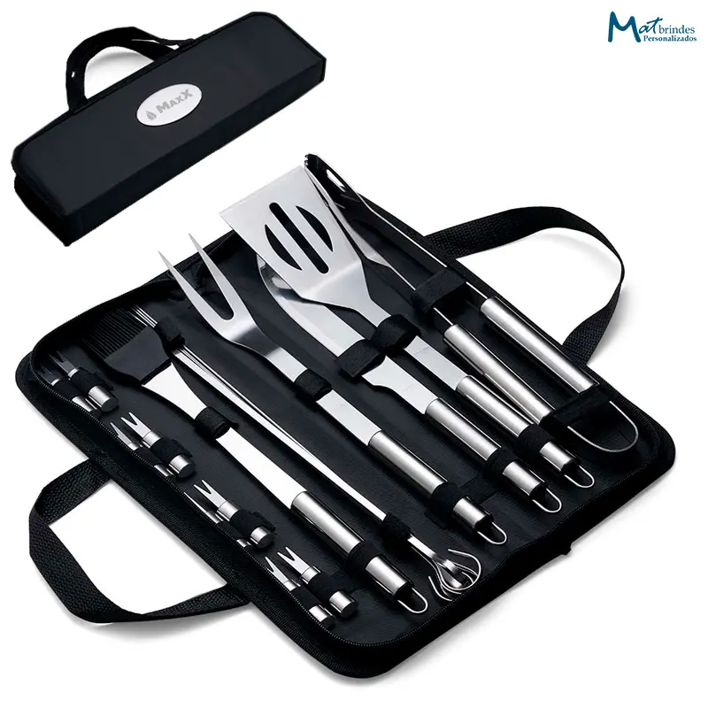 Kit Churrasco 17 Peças Personalizado - MB824