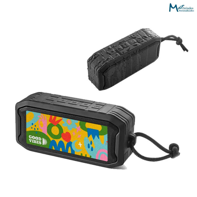 Caixa de Som Portátil à Prova de Água Personalizada - MB862