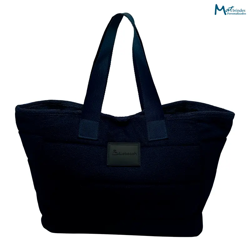Sacola para Pet com Tecido Atoalhado e Nylon 600 Personalizada - MB846