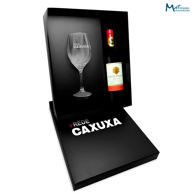 Kit Vinho Santa Helena com Taça- MB885