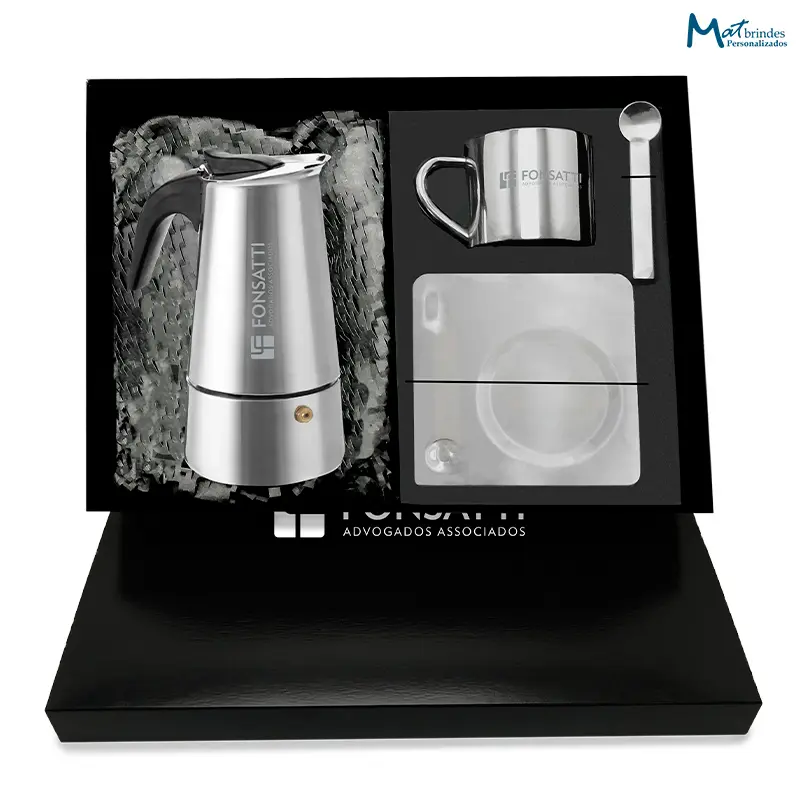 Kit Café Inox Personalizado - MB910