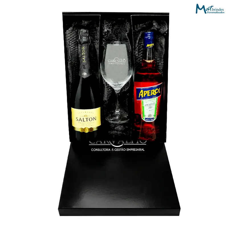 Kit Espumante Salton com Aperol Personalizado - MB916