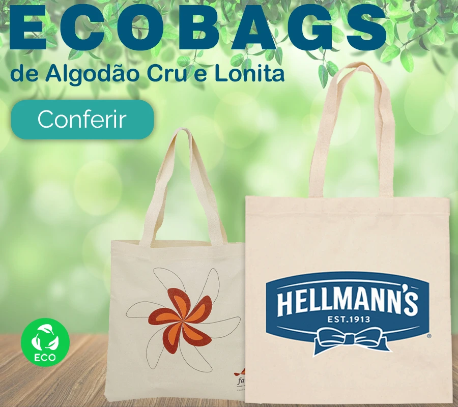 Ecobags Personalizadas Matbrindes Banner