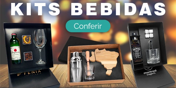 Kits Bebidas Personalizados Matbrindes Banner