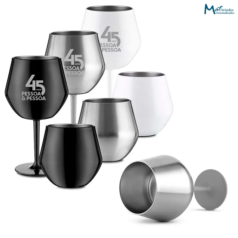 Copo/Taça Térmico de 350ml em Inox Personalizado - MB934