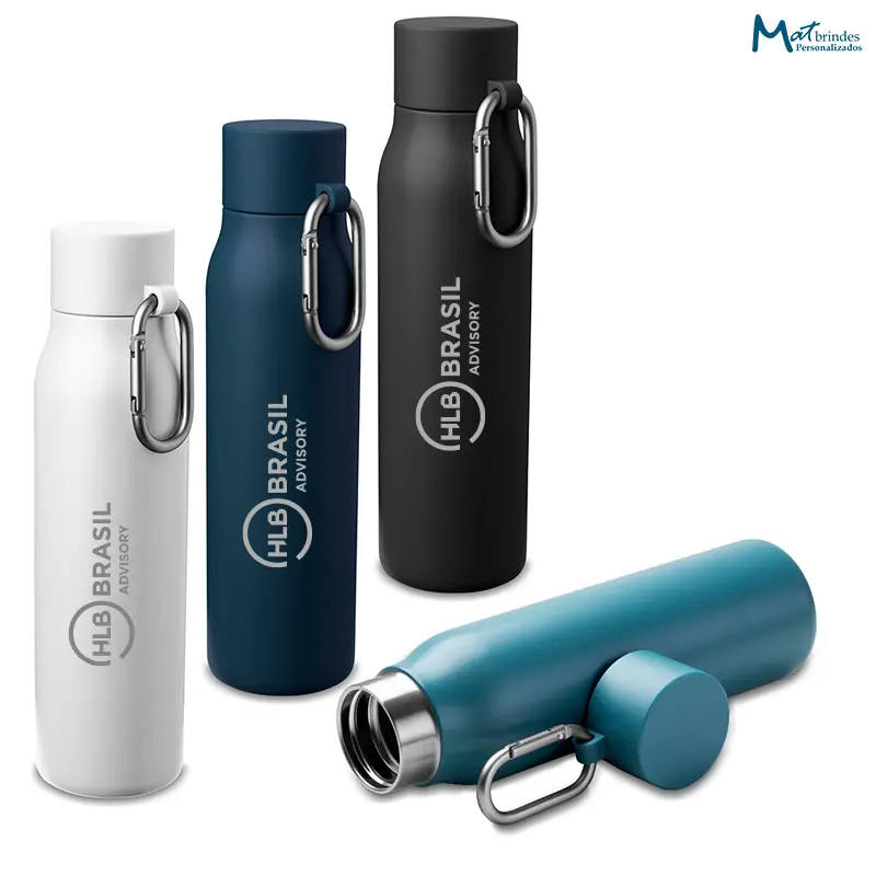 Garrafa Térmica de 550ml com Parede Dupla Personalizada - MB947