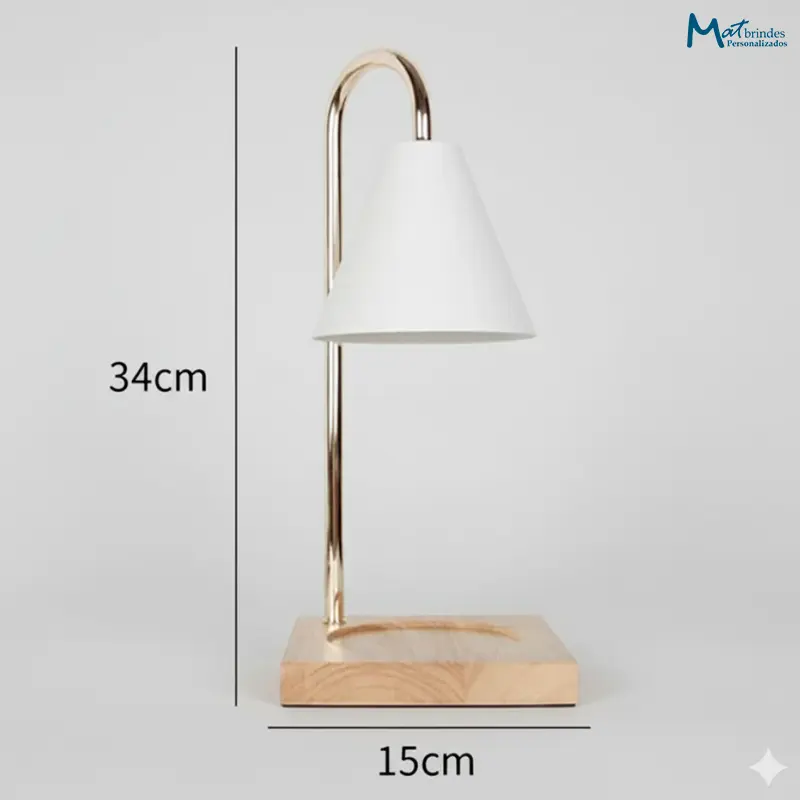 Luminária Aquecedora de Vela Personalizada - MB948