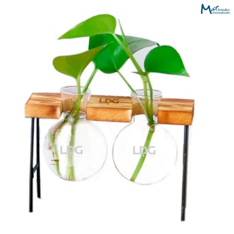 Vasos de Vidro para Planta Personalizados - MB943