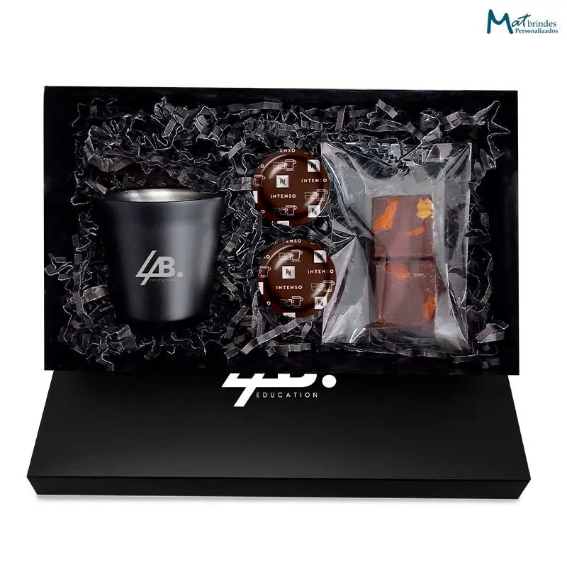 Kit Café Personalizado com Copo Térmico e Expresso - MB955