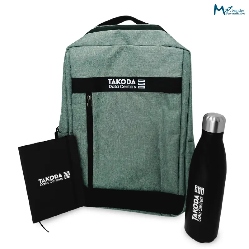 Kit Integração e Boas-vindas com Mochila de Nylon Oxford - MB973